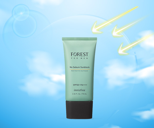 Innisfree Forest For Men No Sebum Sunblock SPF 50+ PA ครีมกันแดดผู้ชาย 2023