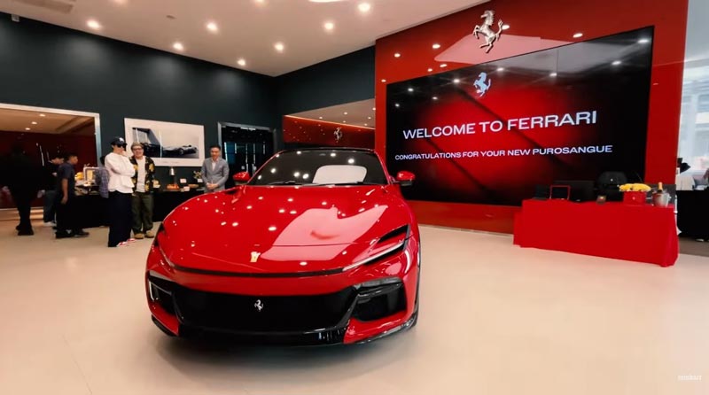 Ferrari Purosangue ป๊อก ภัสสรกรณ์