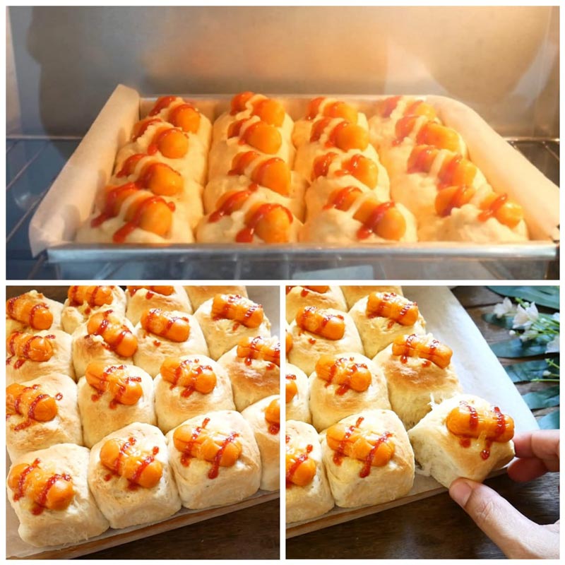 ขนมปังไส้กรอก