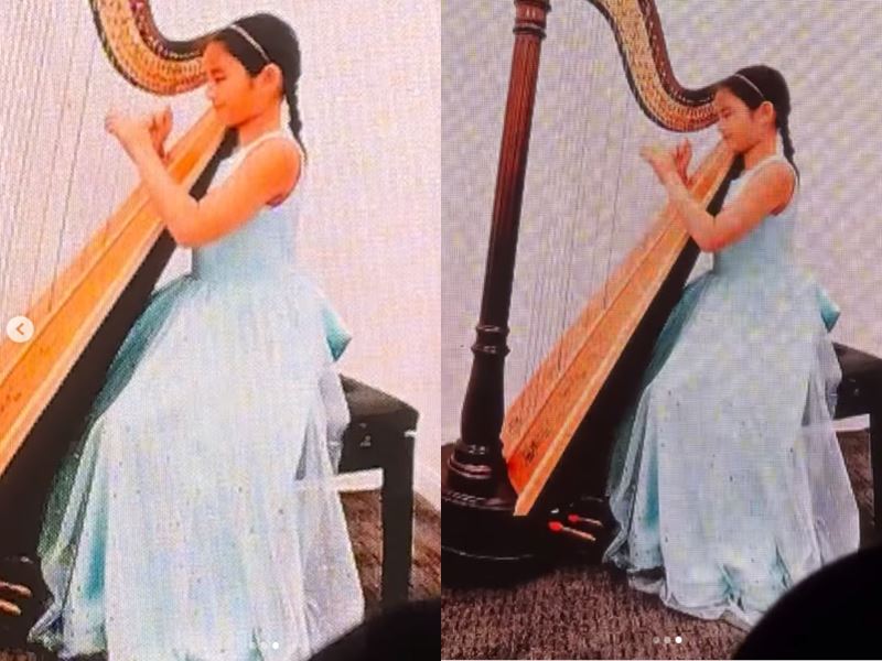 น้องปีใหม่ เล่นฮาร์ปในงานแต่งงานคุณเปิ้ล เลขาแอฟ 