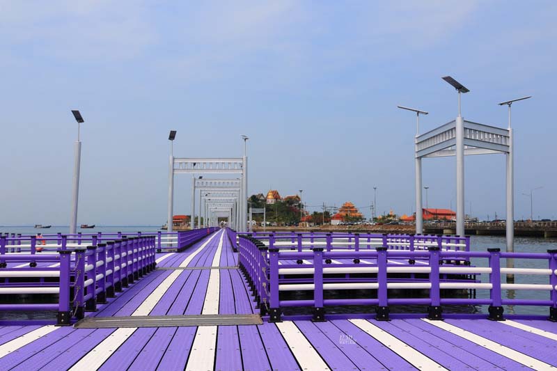 สะพานม่วงลอยน้ำ เกาะลอย-ศรีราชา
