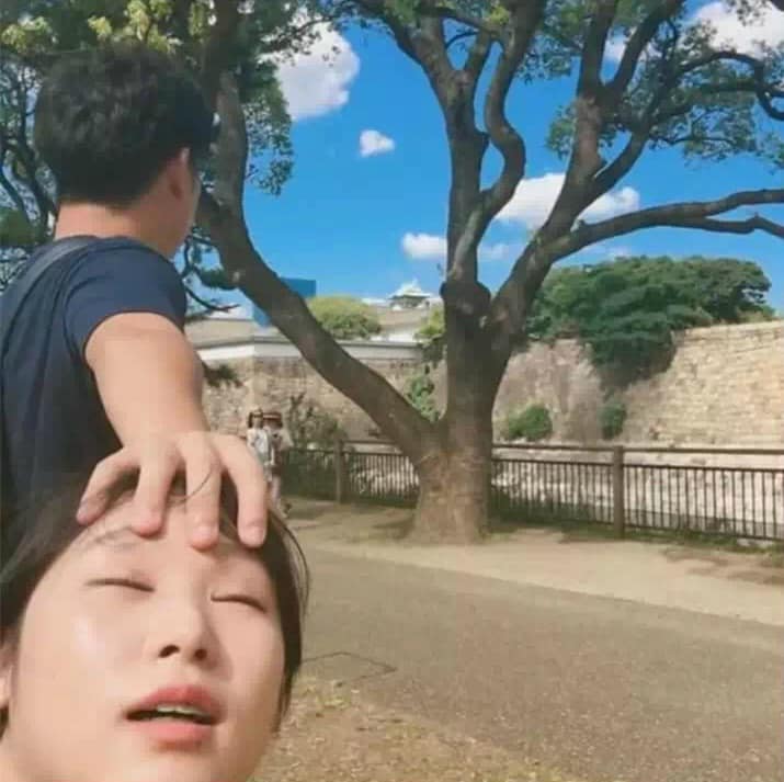 ถ่ายรูปกับแฟน