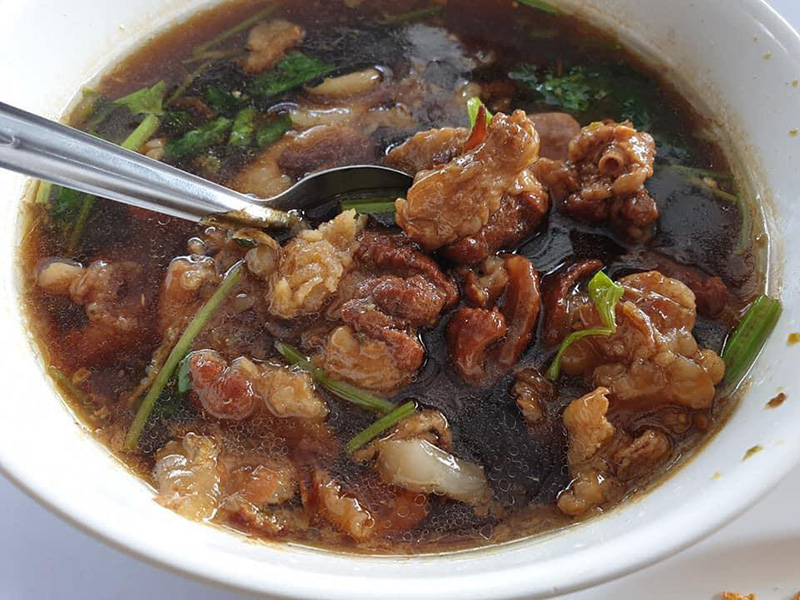ซุปเอ็นเนื้อ ร้านข้าวหมกไก่ลุงบ่าว
