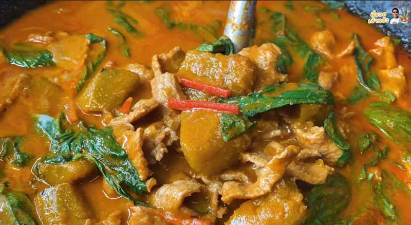 สูตรแกงหมูฟักทอง