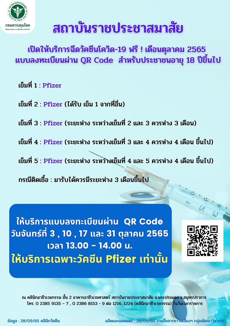 ฉีดวัคซีนโควิด สถาบันราชประชาสมาสัย