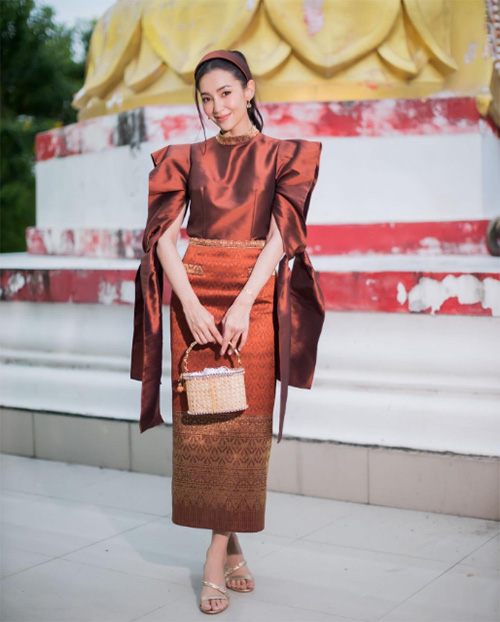 เบลล่า ราณี ชุดไปวัดดารา