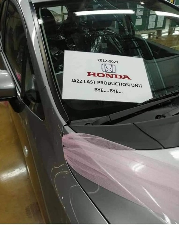 Honda Jazz เลิกผลิต
