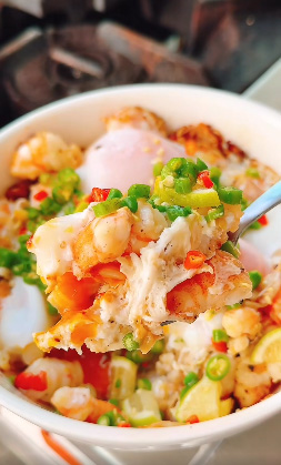 ไข่ดาวกุ้งกระเทียม เมนูไข่ เมนูกุ้ง สูตรอาหาร วิธีทำ