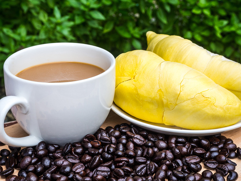 กินทุเรียนกับกาแฟได้ไหม