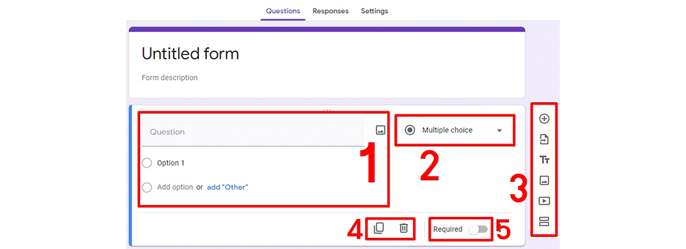 วิธีทํา google form