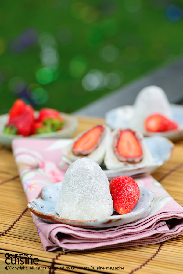 ไดฟูกุสตรอว์เบอร์รีชาเขียวถั่วแดง