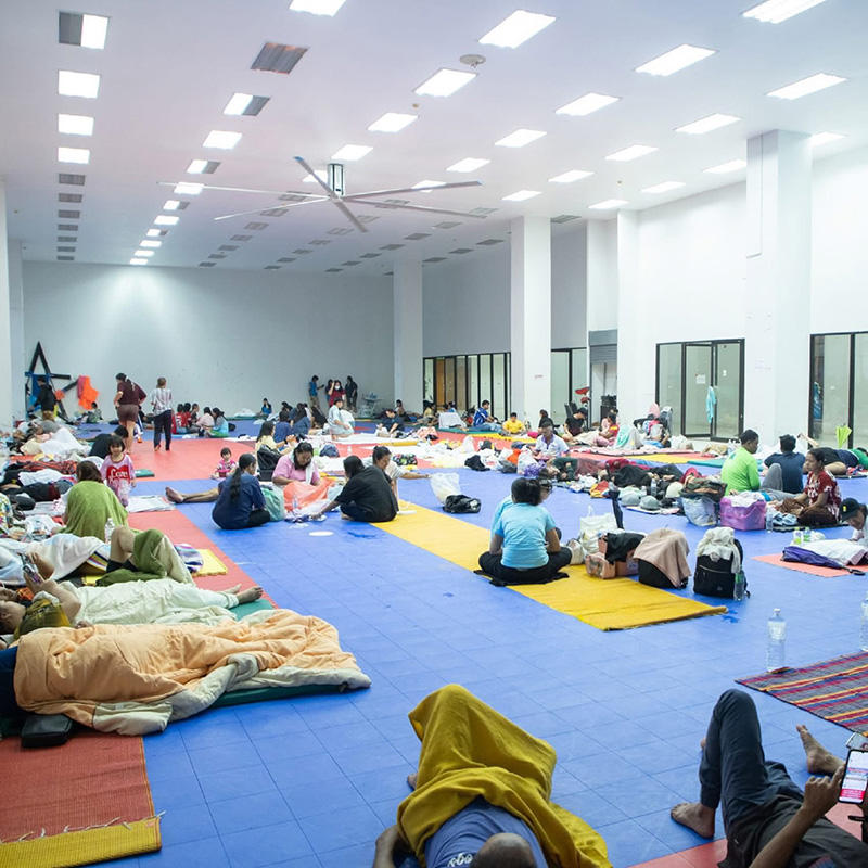 ศูนยอพยพน้ำท่วมหาดใหญ่