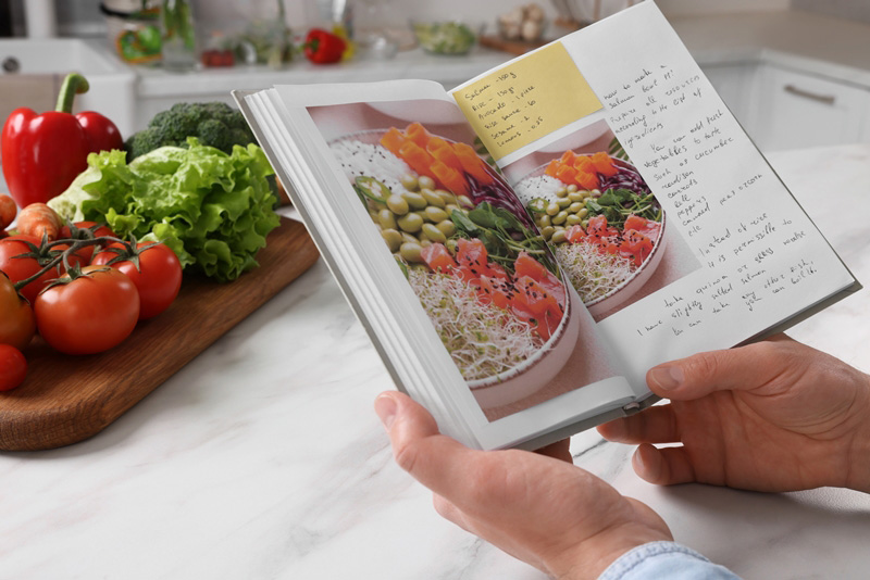 สิ่งของห้ามวางบนตู้เย็น หนังสือทำอาหาร