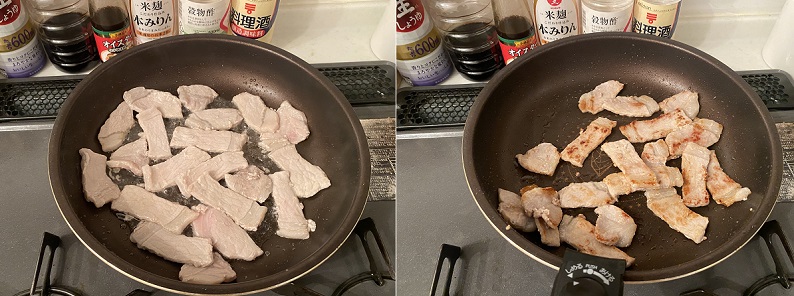 เมนูหมูผัด