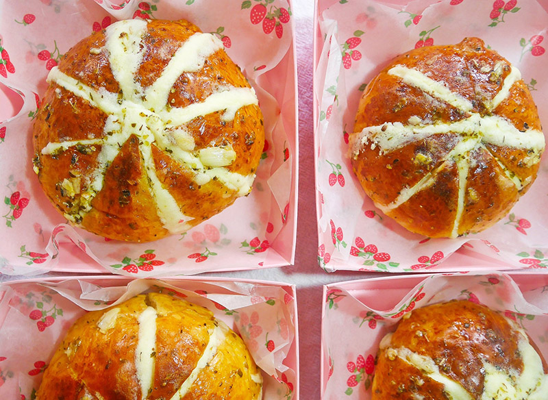 ร้านขนมปังกระทียมครีมชีส