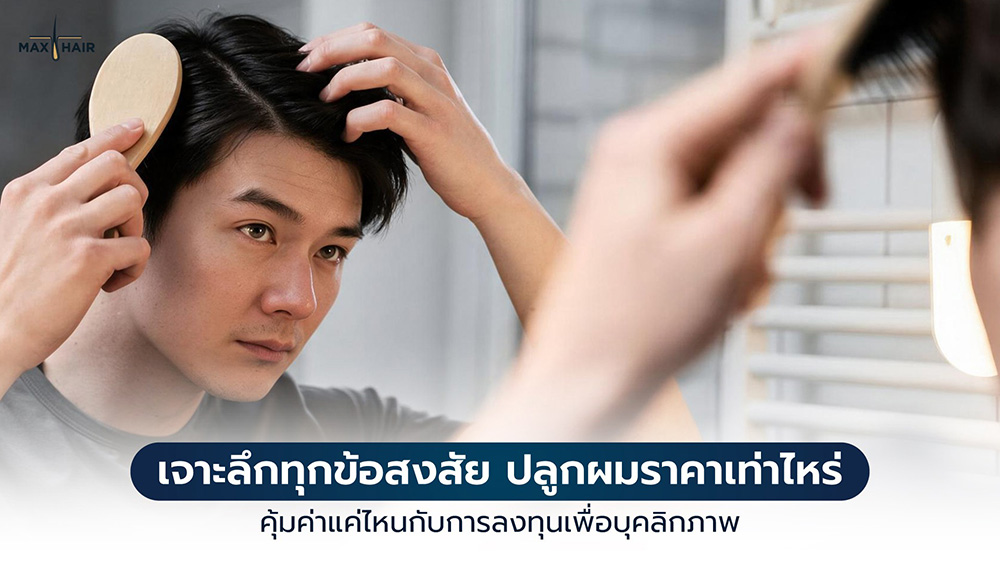 ปลูกผมราคาเท่าไหร่