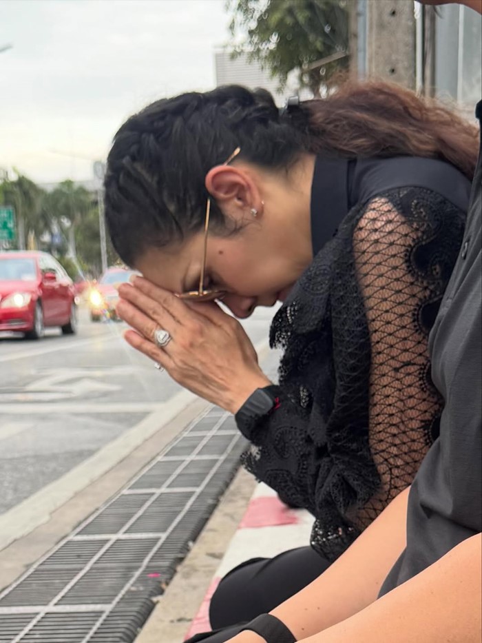 ดาราเฝ้าส่งเสด็จและร่วมถวายความอาลัย สมเด็จพระพันปีหลวง จาก รพ. จุฬาฯ ถึงพระบรมมหาราชวัง 