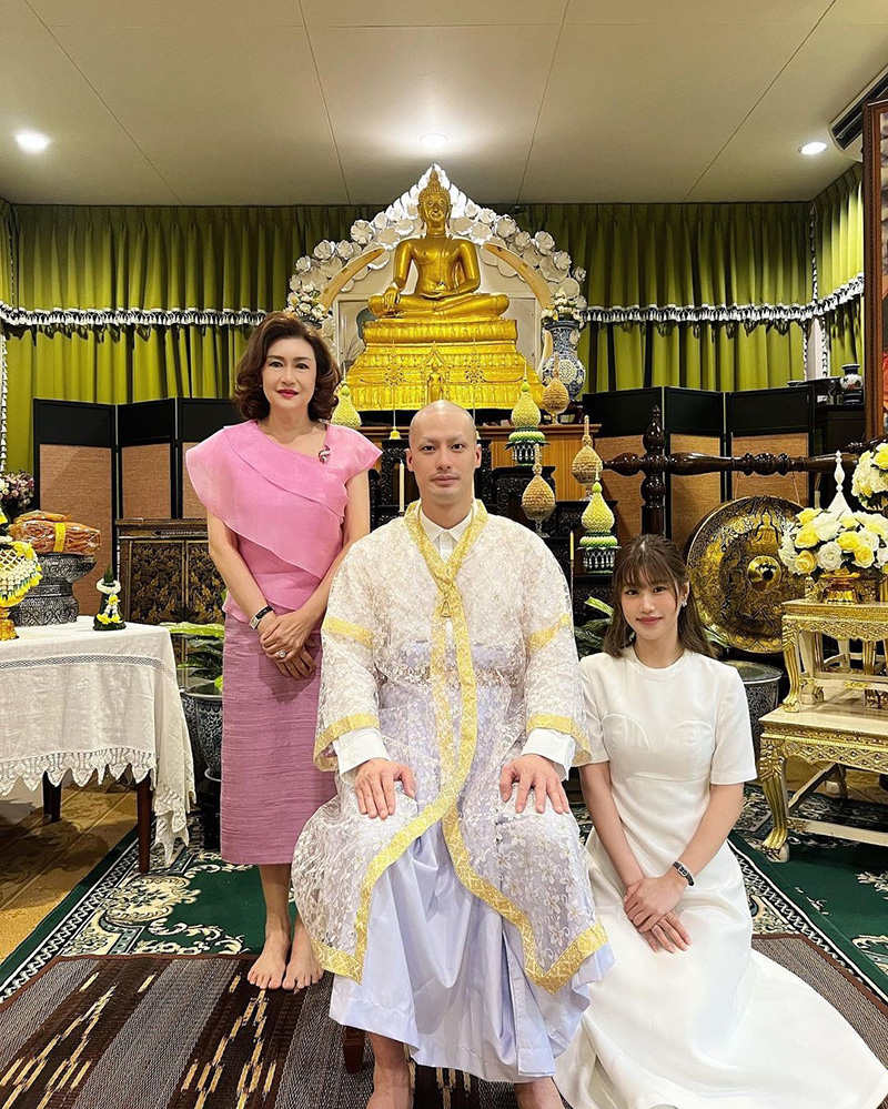 บอย ปกรณ์ บวชแล้ว ได้ฉายา กตปุญฺโญ ครอบครัว เฟย์ ร่วมอนุโมทนาบุญ