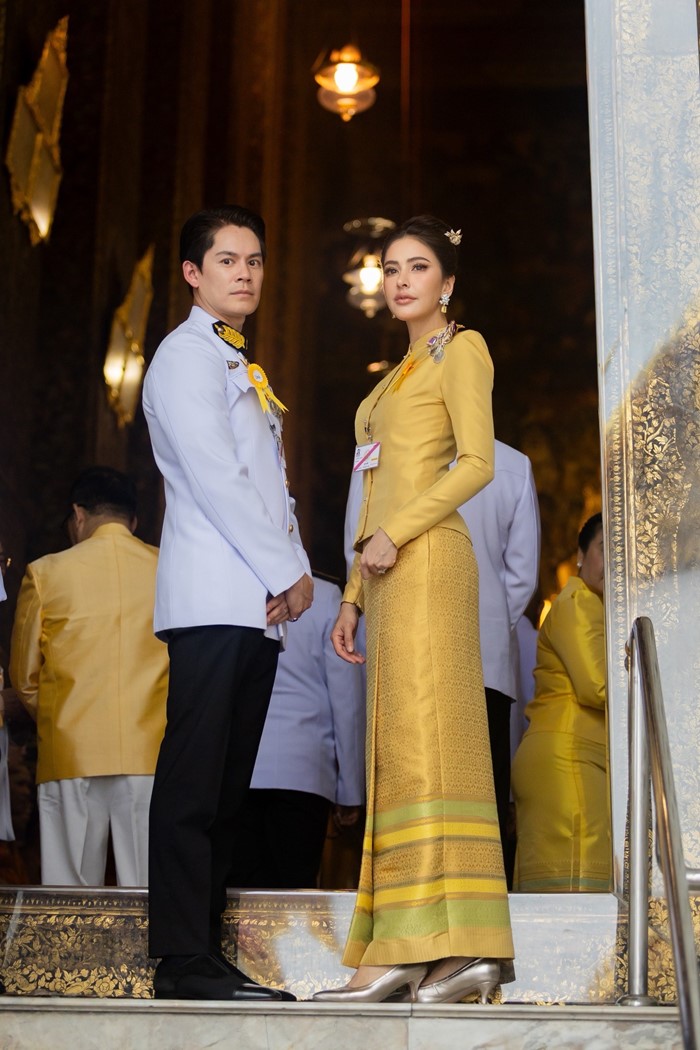  ศรีริต้า เจนเซ่น กรณ์ ณรงค์เดช ร่วมงานพระกฐินหลวง