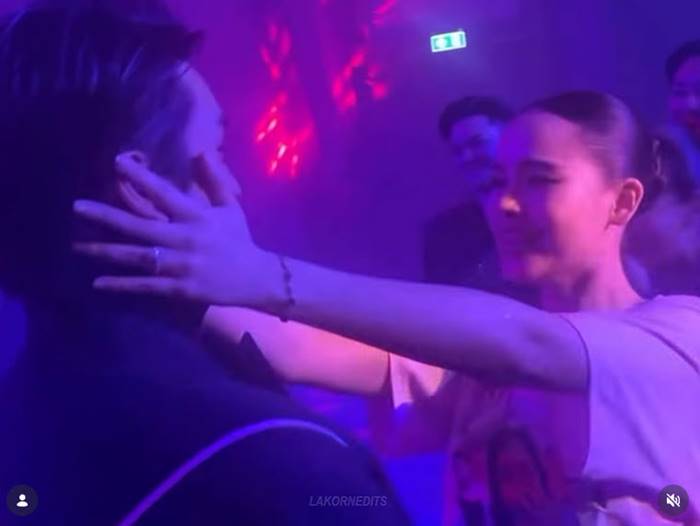  ณเดชน์ ญาญ่า โชว์โมเมนต์จูจุ๊บกลางงานแต่งเพื่อน