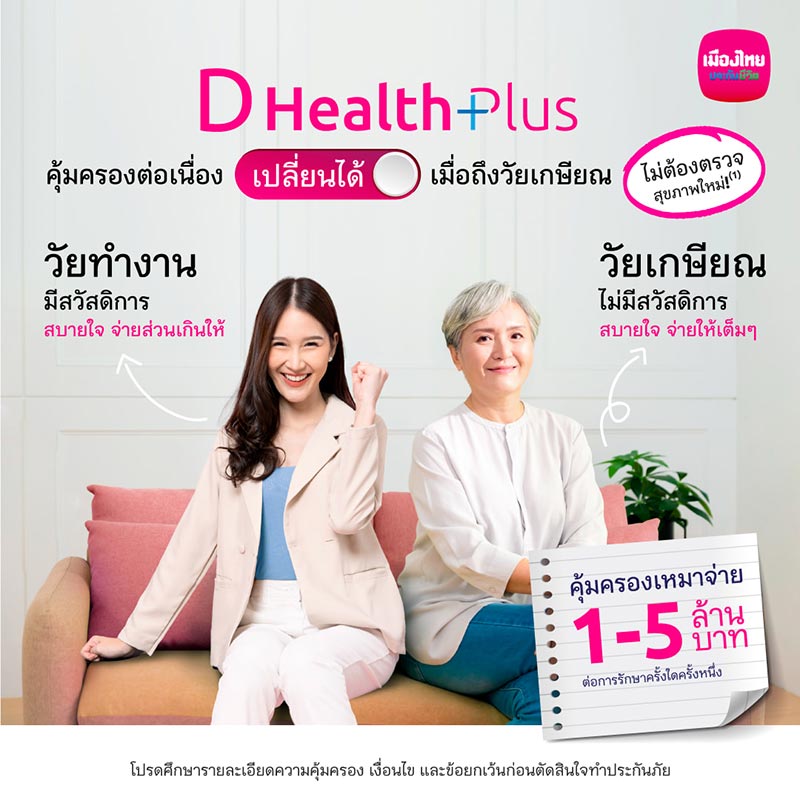 ประกันสุขภาพ เมืองไทยประกันชีวิต