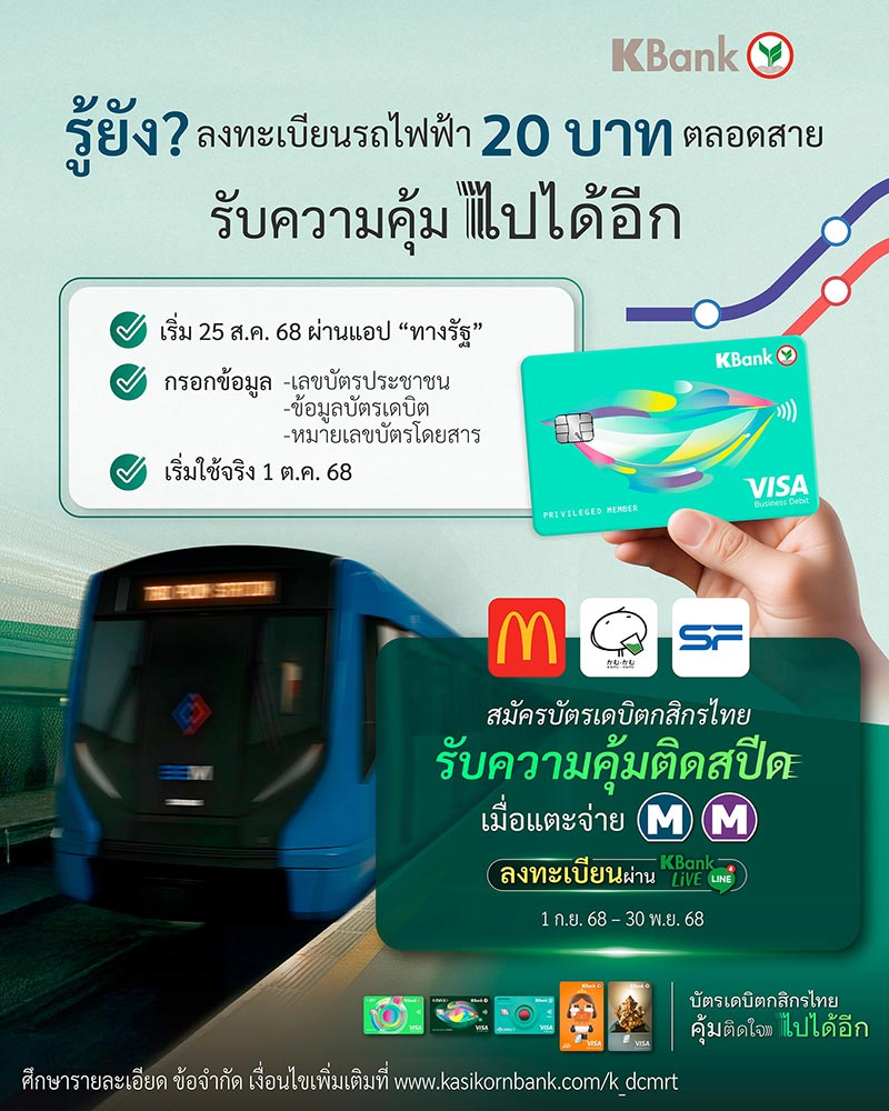 บัตรเดบิตกสิกรไทย