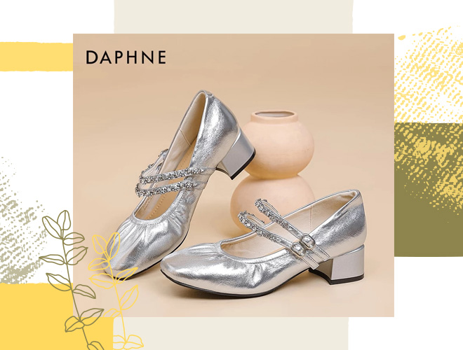 รองเท้าแมรี่เจน DAPHNE Women's Mary Jane Pumps Shoes