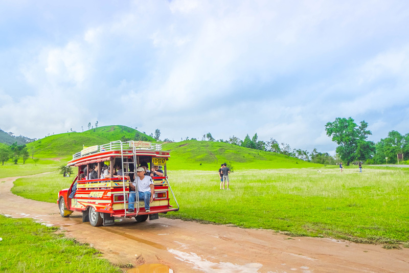 ทุ่งหญ้าสีเขียว ที่เที่ยวหน้าฝน 2568 ภูเขาหญ้า ระนอง