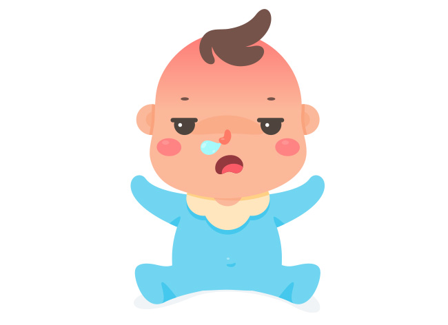 ทารกมีน้ำมูก แต่ไม่มีไข้