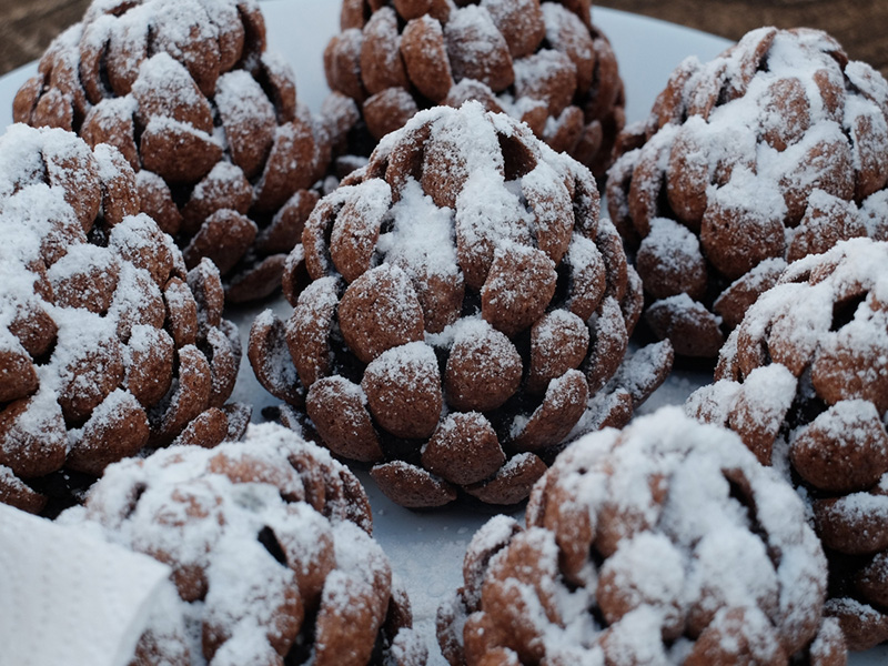 ขนมลูกสนช็อกโกแลต ขนมคริสต์มาส สูตรขนม