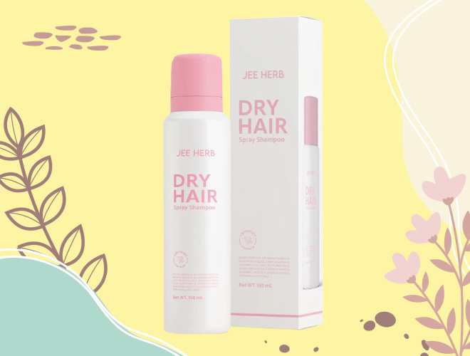 Jeeherb ดรายแชมพู (Dry Shampoo) ยี่ห้อไหนดี สระผม วิธีดูแลผม สวยบอกต่อ