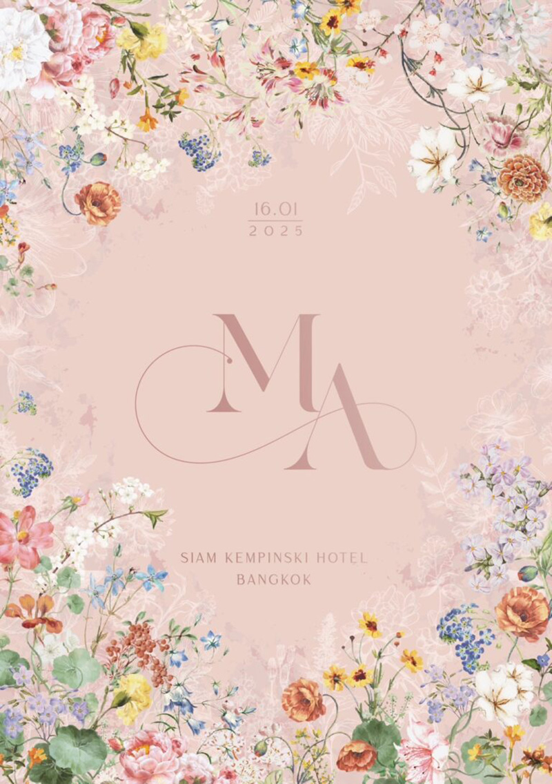 หมิง ชาลิสา ควงว่าที่สามีแจกการ์ดงานแต่งเรียบหรู 