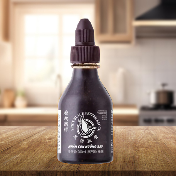 ซอสพริกไทยดำ ตราห่านบิน