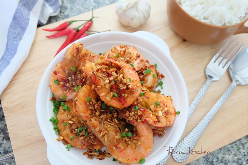 กุ้งคั่วพริกเกลือ