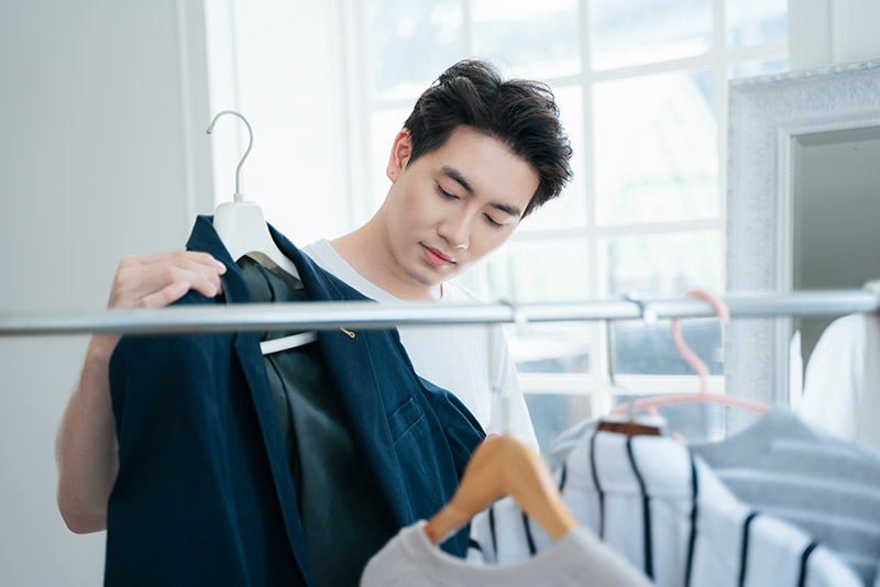 แฟชั่น, เสื้อผ้าผู้ชาย