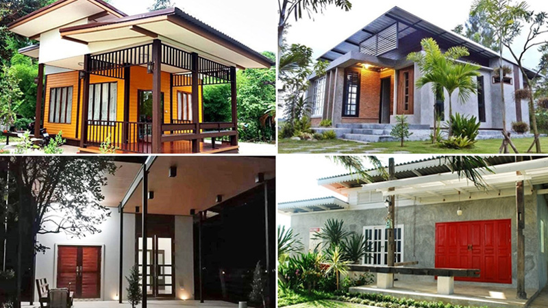 บ้านชั้นเดียว 1 ห้องนอน