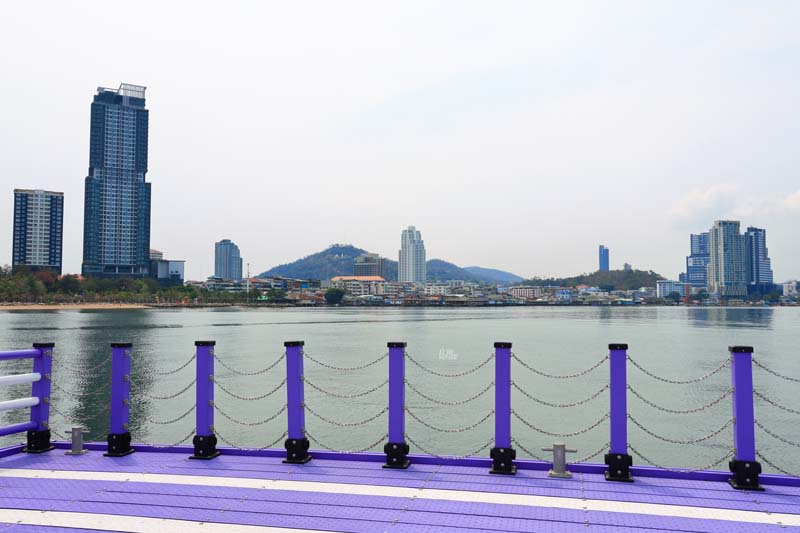 สะพานม่วงลอยน้ำ เกาะลอย-ศรีราชา