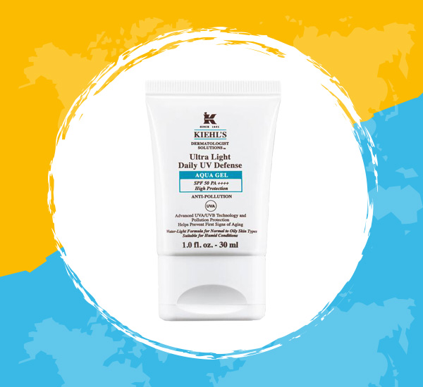 KIEHL'S Ultra Light Daily UV Defense Aqua Gel SPF 50 PA++++ ครีมกันแดดผู้ชาย