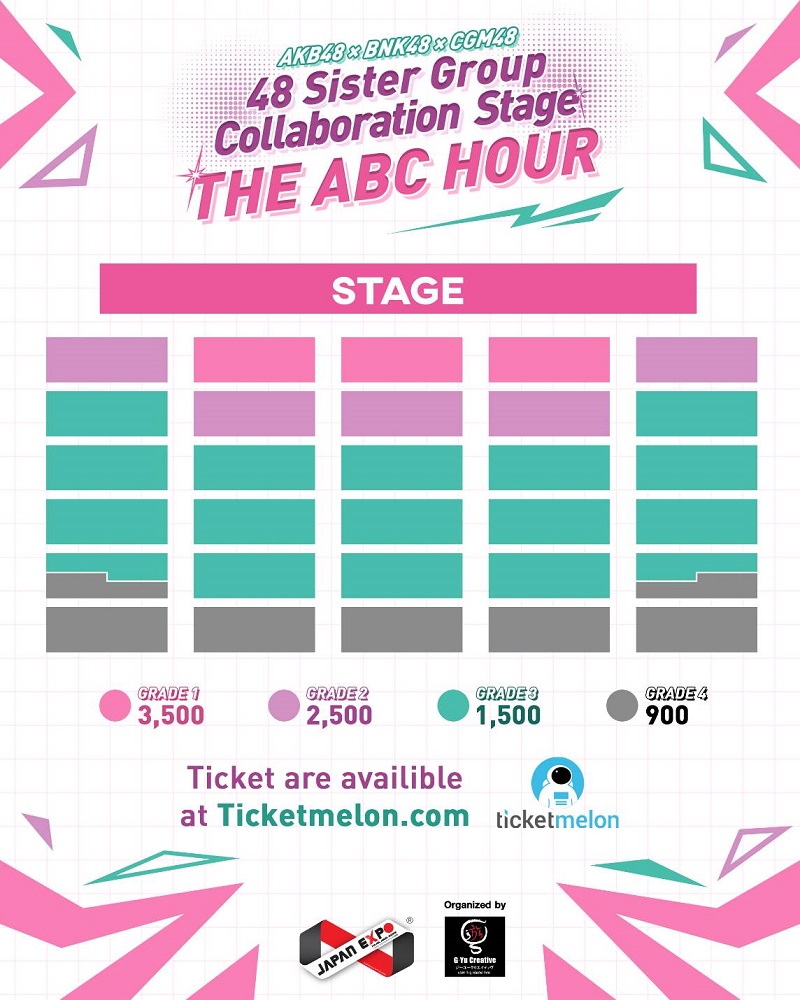 AKB48 BNK48 CGM48 ผังที่นั่ง