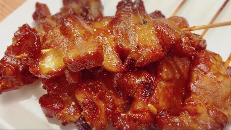 หมูย่างกะทิสด