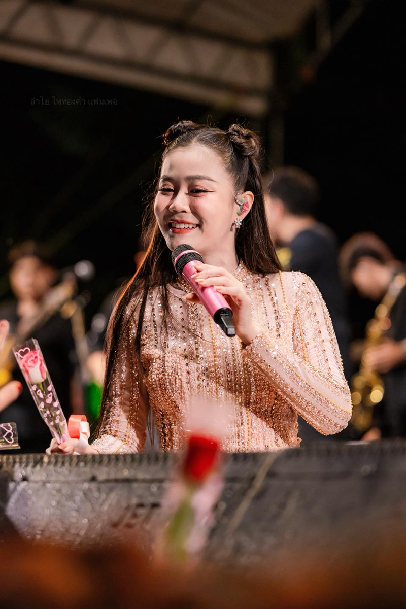 Audience members viewed from the stage at the Golden Longan concert.
