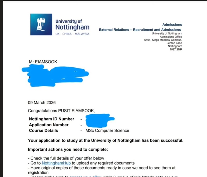 ตั๊ก ศิริพร ภูมิใจ น้องภู เรียนต่อ ป.โท ที่อังกฤษ