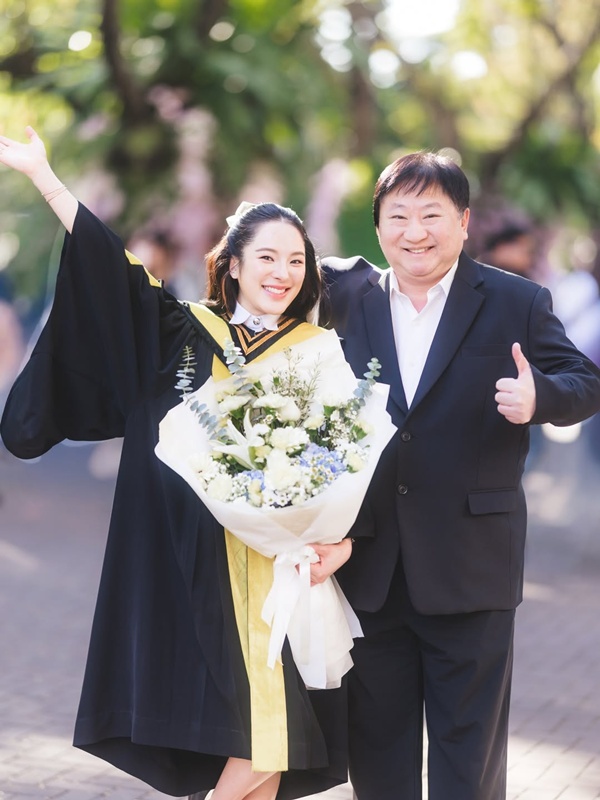 ปันปัน สุทัตตา จบปริญญาโท 