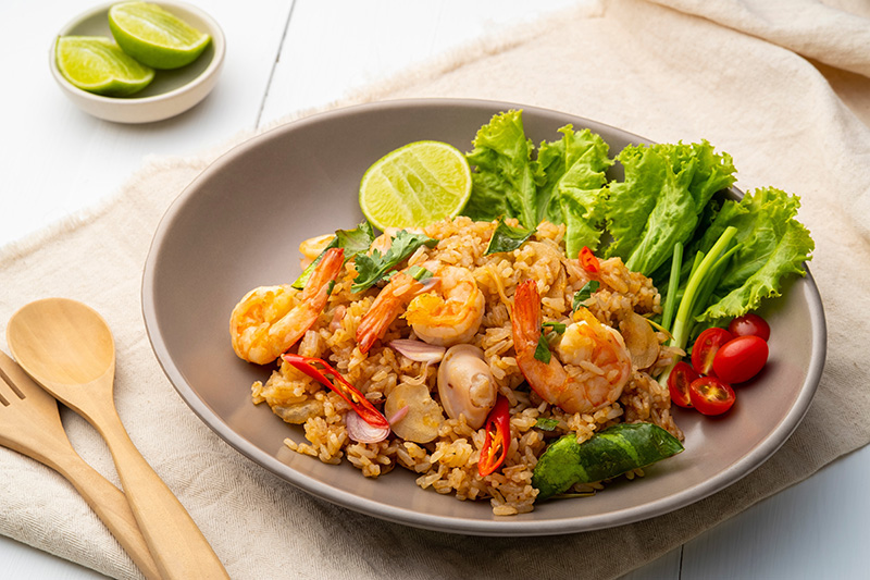 ข้าวผัดต้มยำ เมนูแห้ง สูตรอาหาร