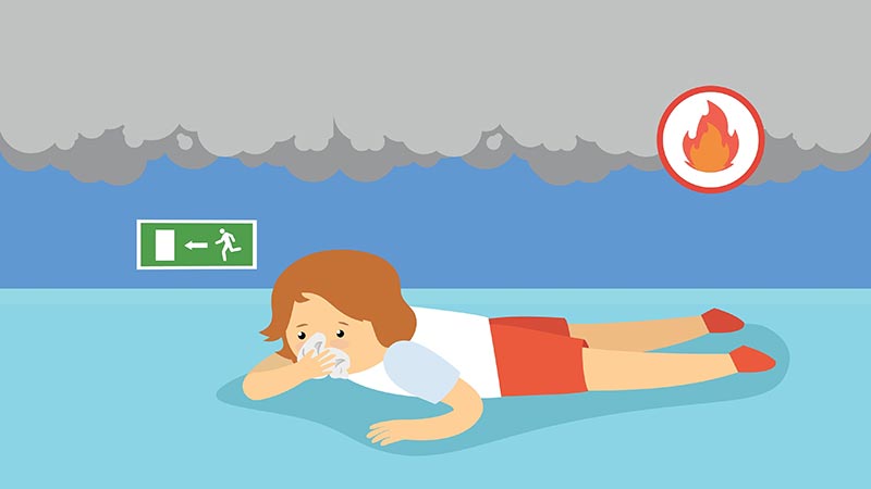 วิธีเอาตัวรอดจากไฟไหม้