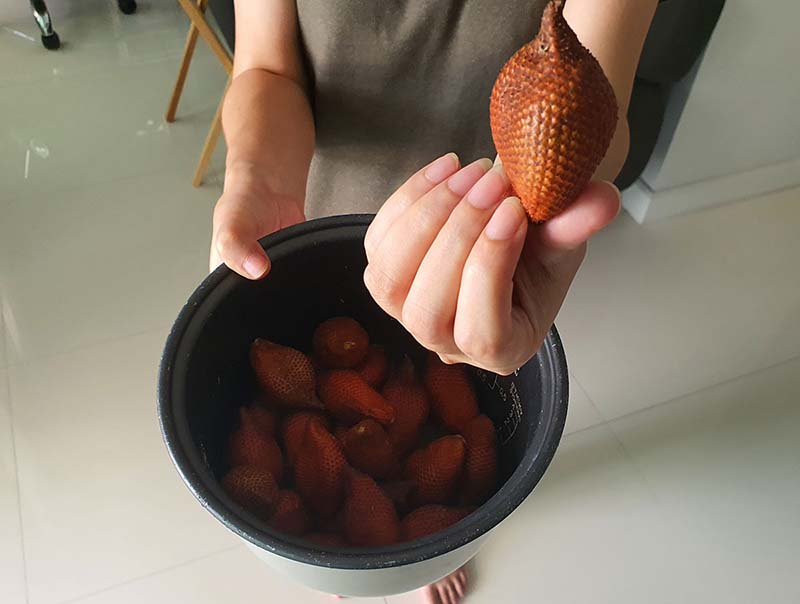 วิธีแกะสละ