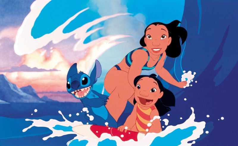 ภาพ Lilo & Stitch จากหนังแอนิเมชั่น ลีโล & สติทช์