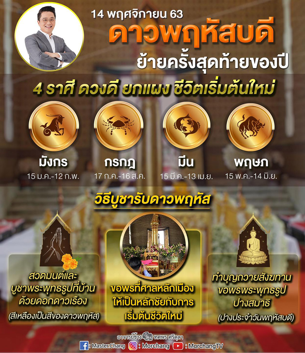 หมอช้าง ทศพร, ดาวย้าย