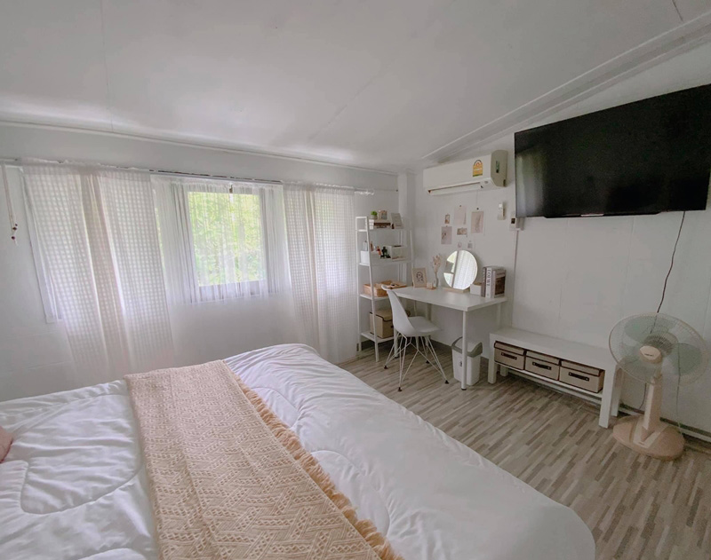 รีโนเวทห้องนอนบ้านพักข้าราชการ
