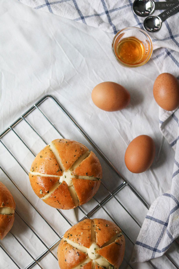 ร้านขนมปังกระทียมครีมชีส